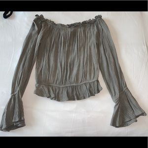 Long Sleeve Off the Shoulder Top